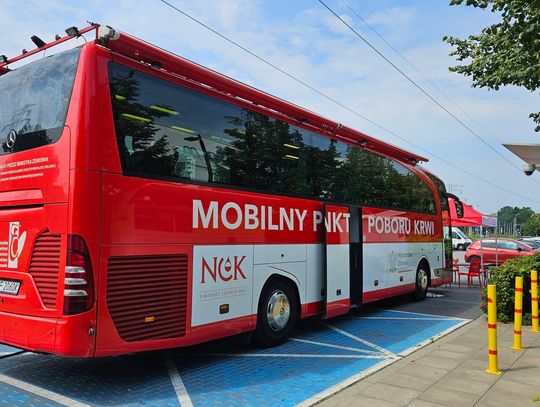 Krwiobus stanie przed Wola Parkiem. 8 października będzie można oddać krew