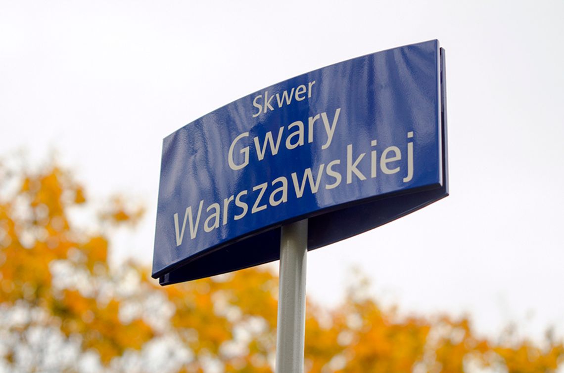 Modernizacja skweru Gwary Warszawskiej