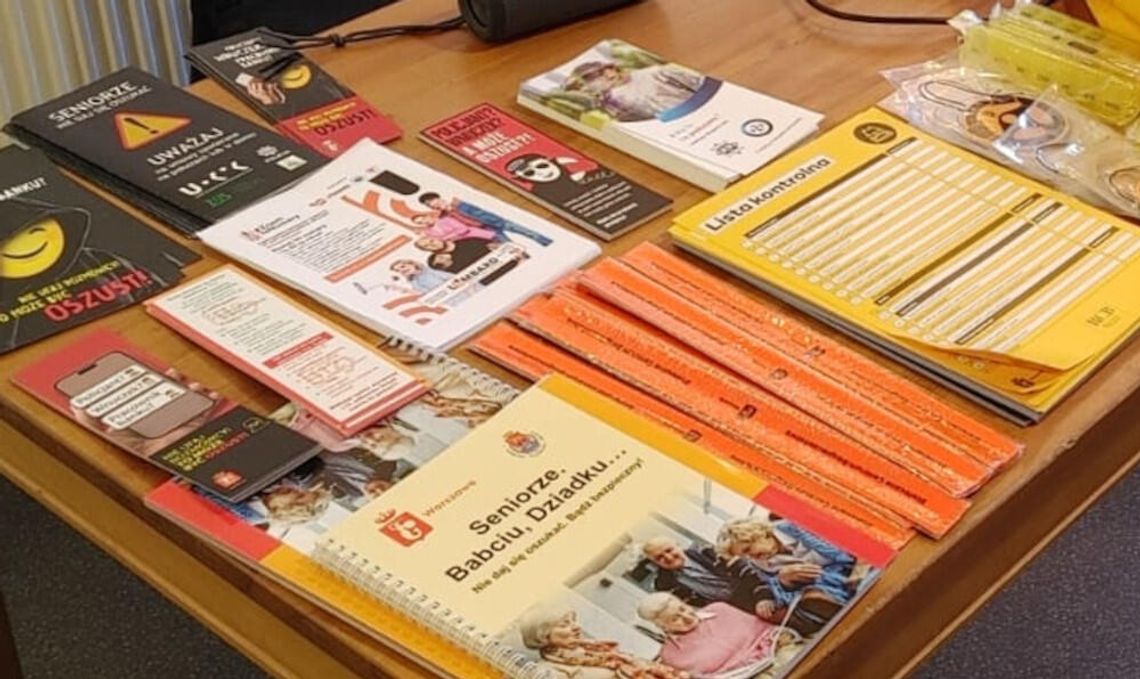 „Nie daj się nabrać”. Policja szkoli seniorów na Woli