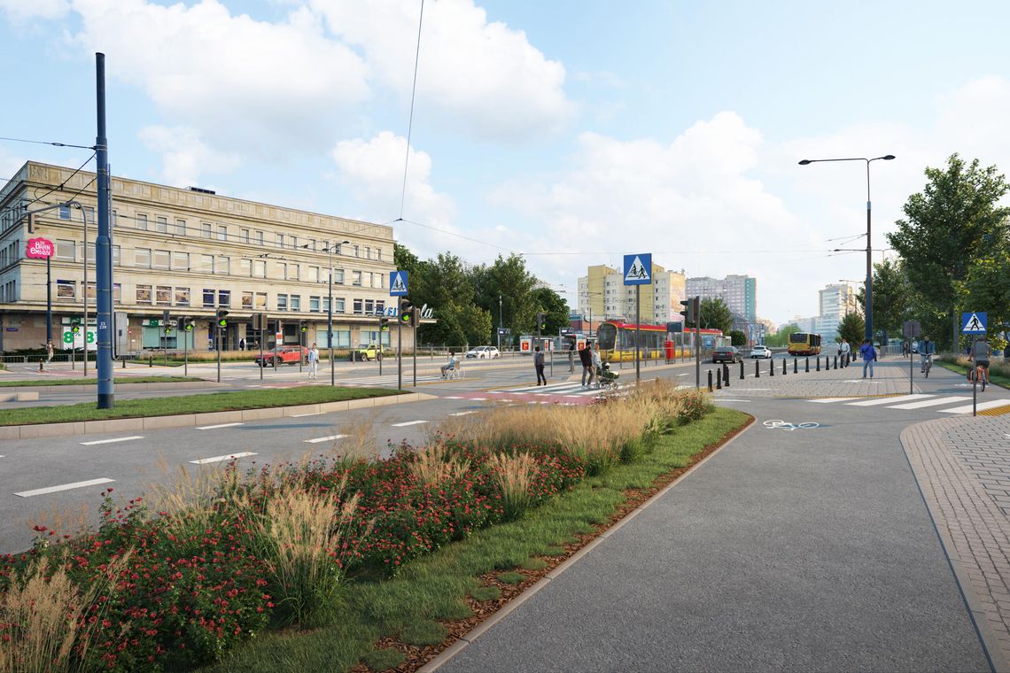 Piesi przy dawnym pedecie górą. Ruszyła jedna z najbardziej wyczekiwanych inwestycji na Młynowie