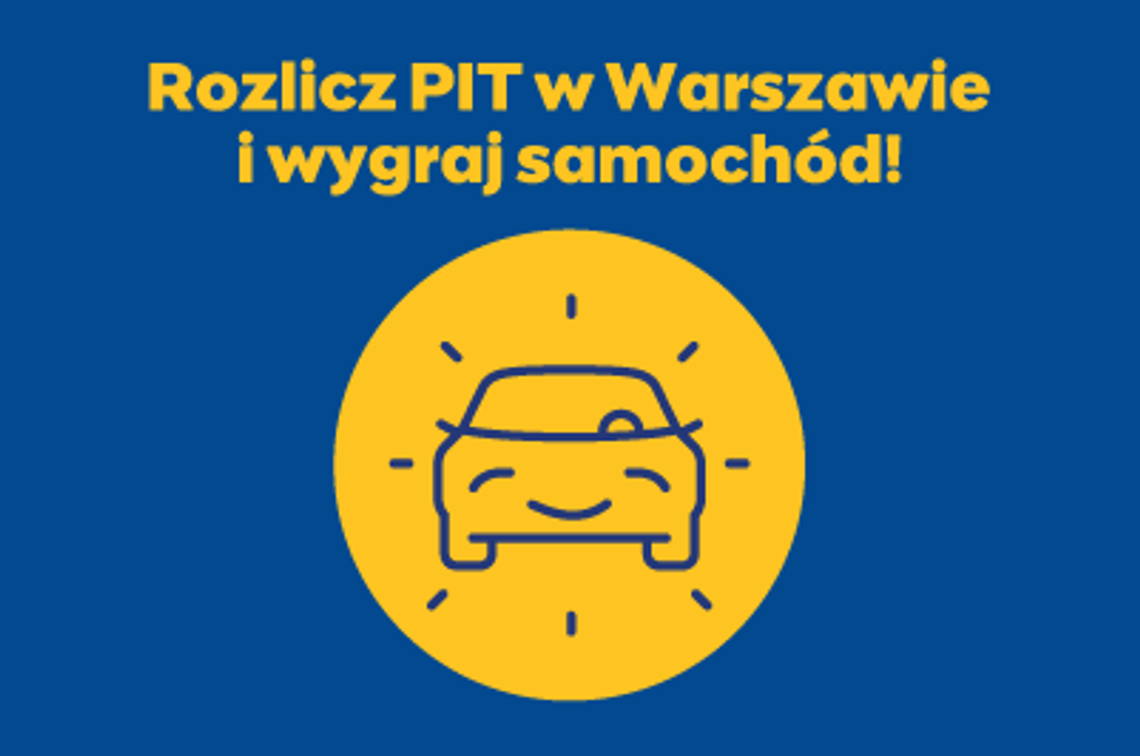 Płać podatek w Warszawie i wygraj samochód.