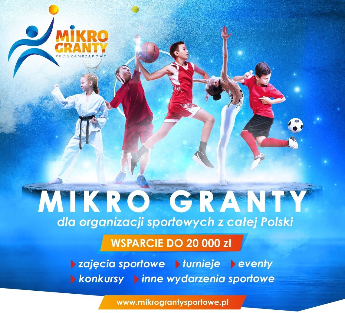 Ruszają sportowe wydarzenia w całym kraju. Program Mikro Granty rozstrzygnięty