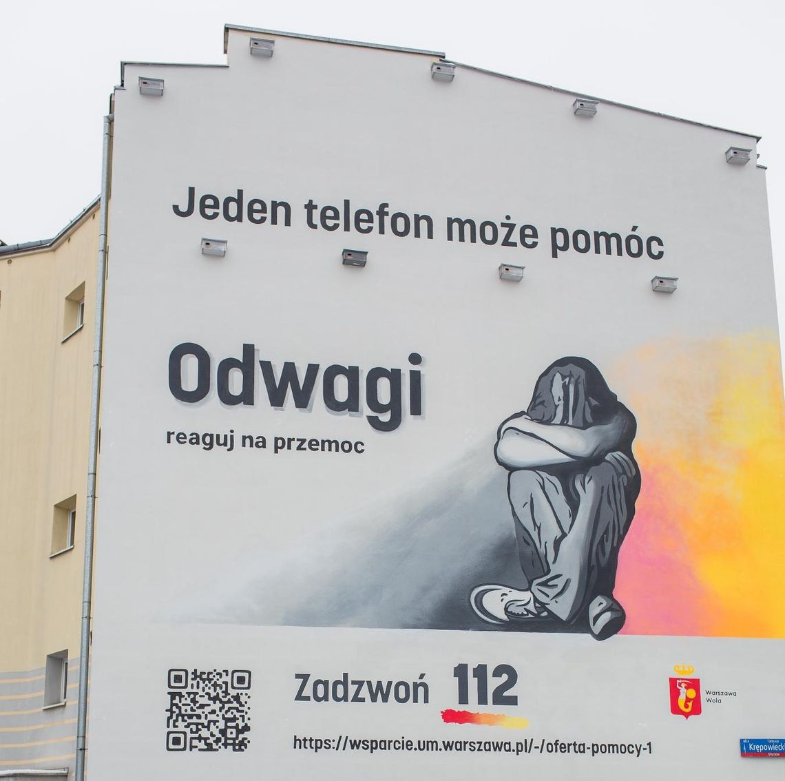 ul. Krępowieckiego zyskała mural