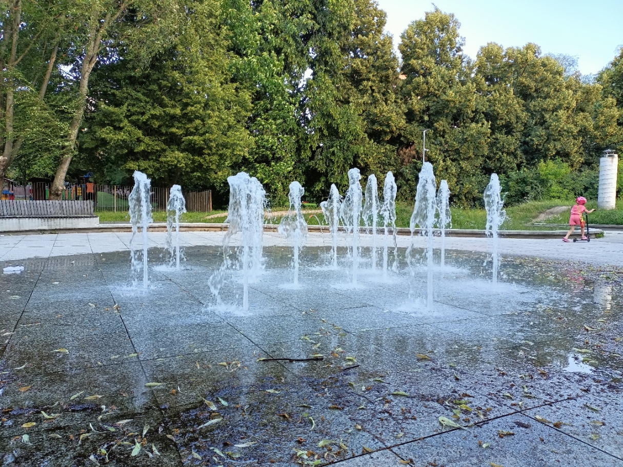 Fontanny w Parku Szymańskiego. Fot. Hubert Malczewski